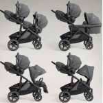 Joie versiti™ 多功能雙層嬰兒手推車 (灰藍色)